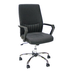 Biroja krēsls OFFICE4YOU ANGELO, ar roku balstiem, melns sp. cena un informācija | Biroja krēsli | 220.lv