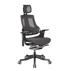 Vadītāja krēsls OFFICE4YOU WAU, pelēks sp. cena un informācija | Biroja krēsli | 220.lv