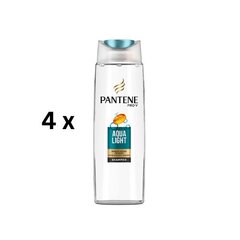 Шампунь PANTENE Fine Aqua Light, 250 мл, упаковка по 4 шт. цена и информация | Шампуни | 220.lv