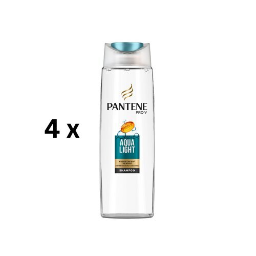 Šampūns PANTENE Fine Aqua Light, 250 ml, iepakojumā 4 gab. cena un informācija | Šampūni | 220.lv