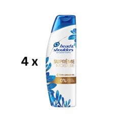 Šampūns HEAD & SHOULDERS Supreme MOISTURE, 270 ml, iepakojumā 4 gab. cena un informācija | Šampūni | 220.lv