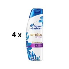 Šampūns HEAD & SHOULDERS Supreme REPAIR, 270 ml, iepakojumā 4 gab. cena un informācija | Šampūni | 220.lv