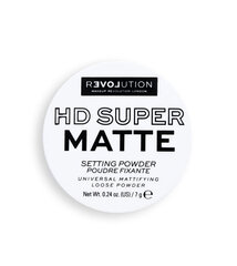 Рассыпчатая пудра для макияжа Revolution Relove HD Супер матовая, 7 г цена и информация | Пудры, базы под макияж | 220.lv