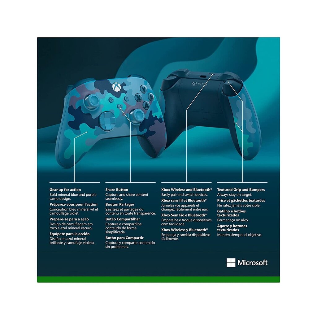 Spēļu pults Xbox Wireless Controller Mineral Camo цена и информация | Spēļu kontrolieri | 220.lv