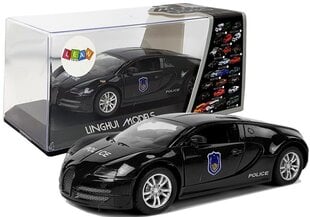 Маленький спортивный полицейский автомобиль, черный цена и информация | Игрушки для мальчиков | 220.lv