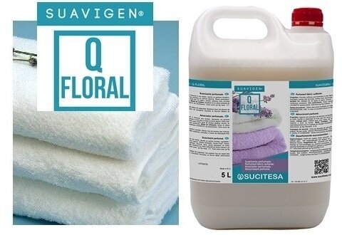 Aromātisks auduma mīkstinātājs Suavigen Q Floral, 5L cena un informācija | Veļas mazgāšanas līdzekļi | 220.lv