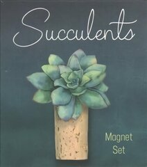 Succulents Magnet Set cena un informācija | Grāmatas par dārzkopību | 220.lv