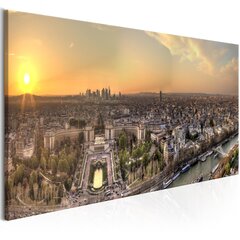 Glezna - View from Eiffel Tower (1 Part) Narrow 120x40 cm цена и информация | Картины | 220.lv