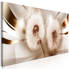 Glezna - Two Dandelions (1 Part) Narrow 120x40 cm цена и информация | Картины | 220.lv