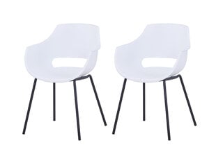 2-vu ēdamistabas krēslu komplekts Sit, balts цена и информация | Стулья для кухни и столовой | 220.lv