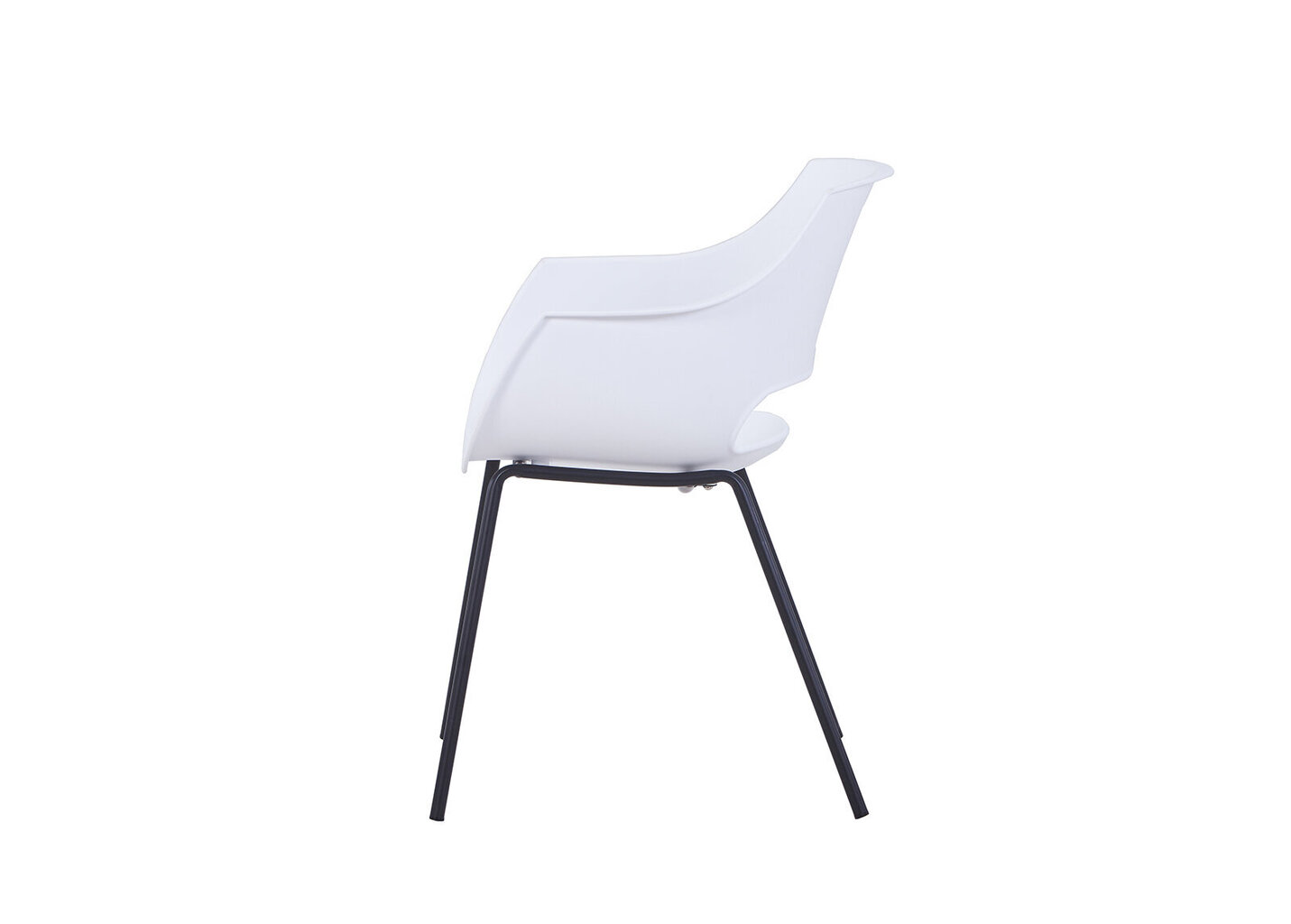 2-vu ēdamistabas krēslu komplekts Sit, balts cena un informācija | Virtuves un ēdamistabas krēsli | 220.lv