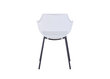 2-vu ēdamistabas krēslu komplekts Sit, balts cena un informācija | Virtuves un ēdamistabas krēsli | 220.lv
