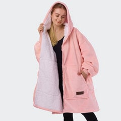 BARAMOOR džemperis - pleds ar rāvējslēdzēju "Light Pink" cena un informācija | Oriģināli džemperi | 220.lv