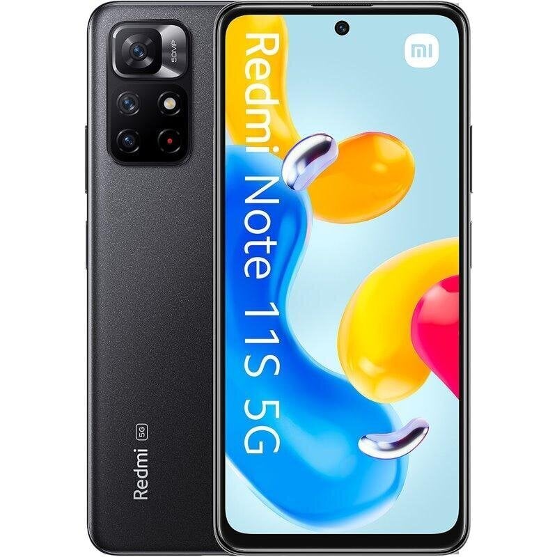 Xiaomi Redmi Note 11S 5G Dual SIM 4/128GB, Midnight Black cena un informācija | Mobilie telefoni | 220.lv