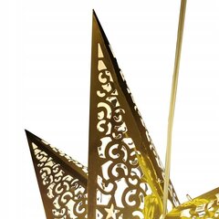 Piekarama lampa-dekorācija Zvaigzne, 75cm, zeltaina цена и информация | Рождественские украшения | 220.lv