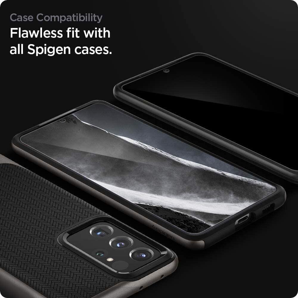 Spigen Samsung Galaxy S21 Ultra cena un informācija | Ekrāna aizsargstikli | 220.lv