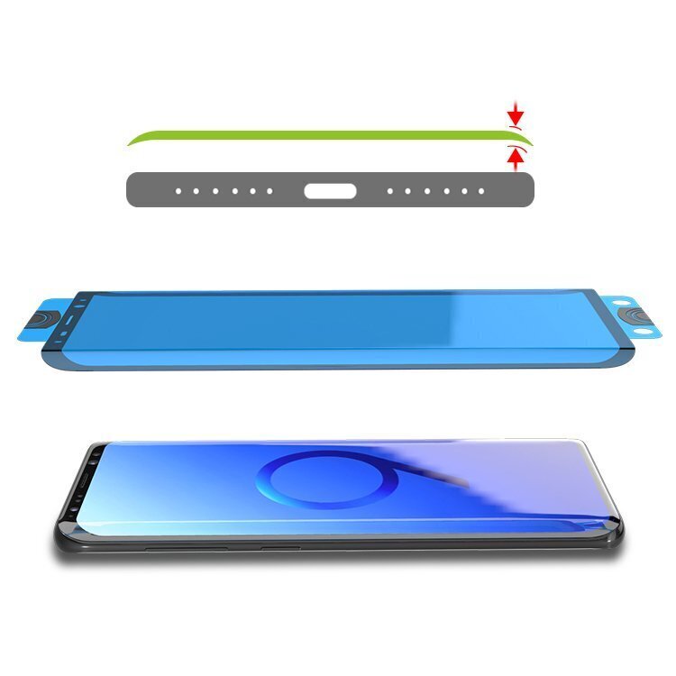 3D Edge Nano Flexi Xiaomi Mi 11 cena un informācija | Ekrāna aizsargstikli | 220.lv