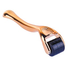 Ролик с микроиглами для лица Single Microneedle Roller Golden Handle цена и информация | Массажеры для лица, инструменты для чистки лица | 220.lv