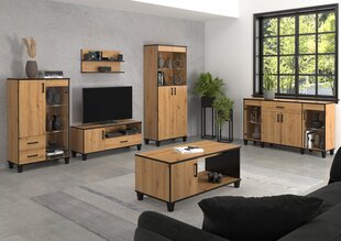 Kumode ADRK Furniture POL16, brūna цена и информация | Комоды | 220.lv