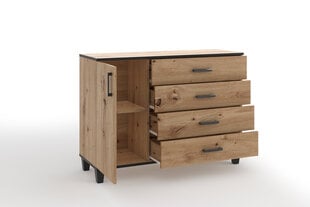 Kumode ADRK Furniture POL02, brūna cena un informācija | Kumodes | 220.lv