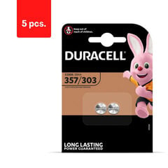 Baterijas DURACELL 303, 2 gab., iepakojumā 5 gab. цена и информация | Батарейки | 220.lv