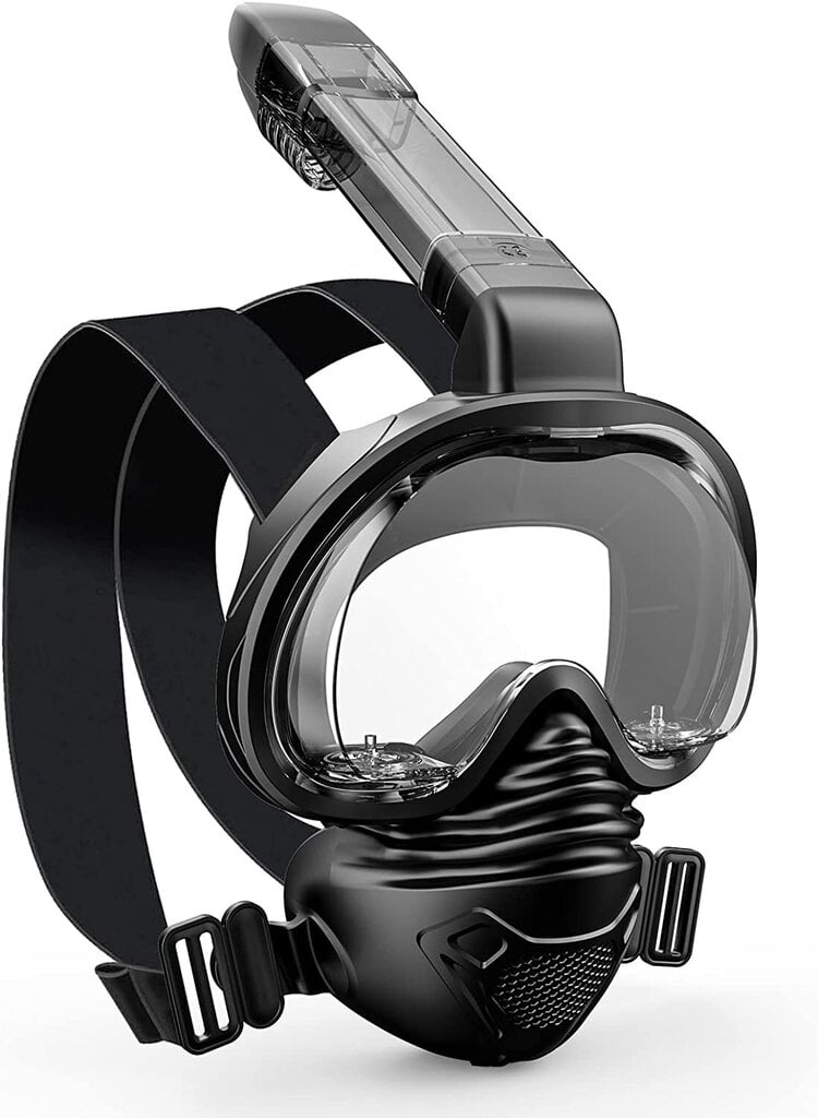 WEISIJI Black S/M Snorkel maska cena un informācija | Niršanas komplekti | 220.lv