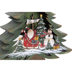 Ziemassvētku eglīte DKD Home Decor, koka (17 x 5 x 20.5 cm) cena un informācija | Ziemassvētku dekorācijas | 220.lv