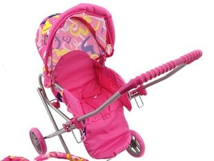 Кукольная коляска 2в1 для кукол 40 см, 3+ цена и информация | Игрушки для девочек | 220.lv