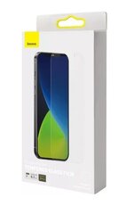 0.25mm Pilnstikla matēta rūdīta stikla plēve iPhone 12 Pro Max 6.7″ 2020 (2gab/iepak.) Balta | Baseus cena un informācija | Ekrāna aizsargstikli | 220.lv