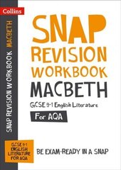 Macbeth: AQA GCSE 9-1 English Literature Workbook: Ideal for Home Learning, 2022 and 2023 Exams cena un informācija | Grāmatas pusaudžiem un jauniešiem | 220.lv