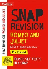 Romeo and Juliet: Edexcel GCSE 9-1 English Literature Text Guide: Ideal for Home Learning, 2022 and 2023 Exams цена и информация | Книги для подростков и молодежи | 220.lv