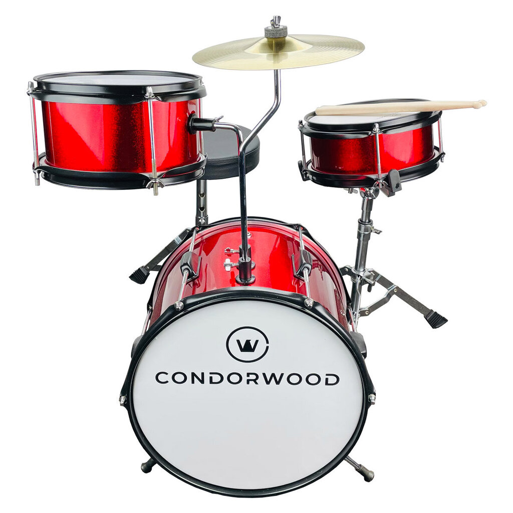 Bungu komplekts Condorwood DS3-1210 RD cena un informācija | Sitamie instrumenti | 220.lv