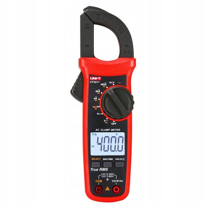 UNI-T UT201+ DIGITAL CLIP MULTIMETER LCD displejs cena un informācija | Rokas instrumenti | 220.lv