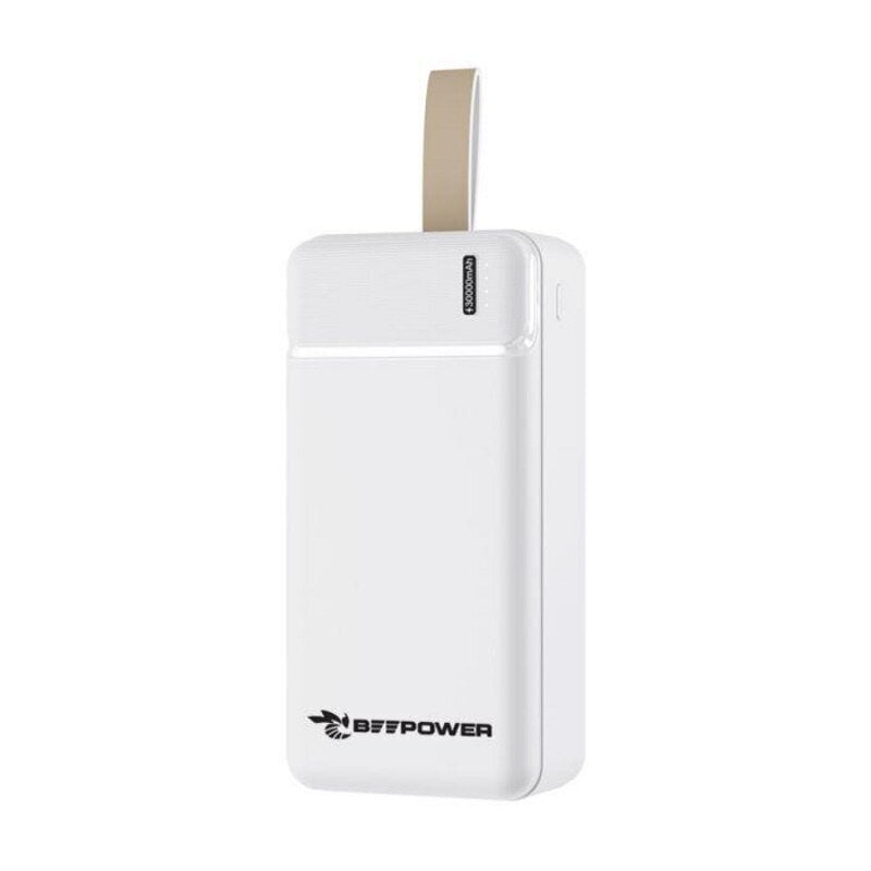 BeePower BP-30 30000mAh Mega Power Bank Lādētājs 2x USB 2.1A Max Izeja / USB-C Micro Ieeja Balta цена и информация | Lādētāji-akumulatori (Power bank) | 220.lv