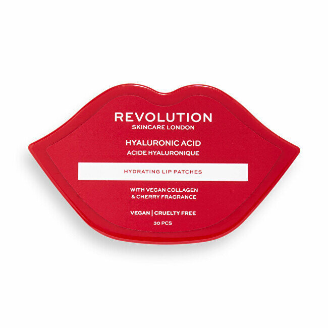 Lūpu maska ​​Revolution Skincare Hydrating Lip Patches, 30 gab. cena un informācija | Sejas maskas, acu maskas | 220.lv