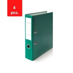 Папка-регистратор ELLER, А4, экономичная, 75 мм упаковка 4 шт., зеленая  цена и информация | Канцелярия | 220.lv