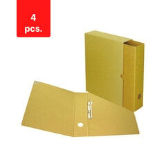 Mape SMLT ar arhīva kastīti, A4, 235 x 70 x 310 mm, brūns iepakojums 4 gab. cena un informācija | Kancelejas preces | 220.lv