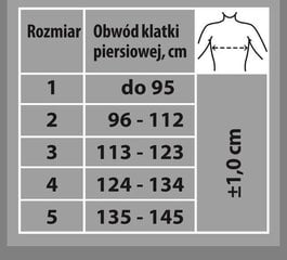 Ortopēdiskā josta, Toros Group, 4 izmērs, melna цена и информация | Ортезы и бандажи | 220.lv