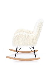 Šūpuļkrēsls Halmar Austin, balts cena un informācija | Atpūtas krēsli | 220.lv