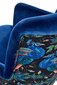 Krēsls Halmar Pagoni, zils cena un informācija | Atpūtas krēsli | 220.lv