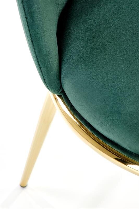 2-u krēslu komplekts Halmar K460, zaļš cena un informācija | Virtuves un ēdamistabas krēsli | 220.lv