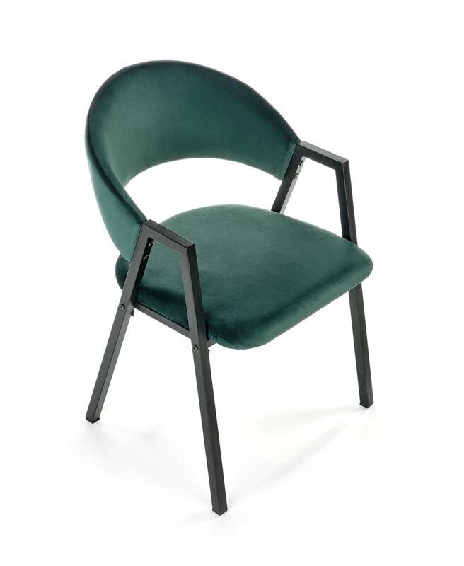 2-u krēslu komplekts Halmar K473, zaļš cena un informācija | Virtuves un ēdamistabas krēsli | 220.lv