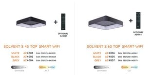 Griestu lampa AZzardo Solvent SMART wifi AZ4004 цена и информация | Потолочные светильники | 220.lv