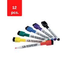 Маркеры для белых досок NOBO Mini, с ластиком, 6 шт., вкл. цвета, упаковка 2 шт. цена и информация | Канцелярия | 220.lv