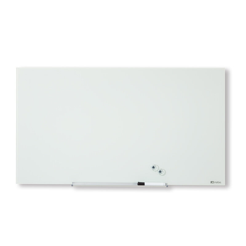 Stikla balta magnētiskā tāfele Nobo Impression Pro, platekrāna 31", 68x38 cm cena un informācija | Kancelejas preces | 220.lv