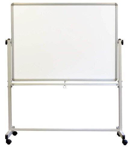 Divpusēja atgriezeniska magnētiskā tāfele MEMOBE, 150x100 cm, mobilā цена и информация | Kancelejas preces | 220.lv