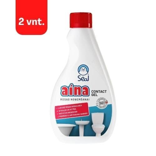 Tīrīšanas līdzeklis AINA CONTACT GEL, 500 ml, iepakojumā 2 gab. cena un informācija | Tīrīšanas līdzekļi | 220.lv
