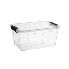 Box Home Box, ar vāku, PPR/PPC, 8 l, 34,5 x 22,5 cm, augstums 15,8 cm цена и информация | Ящики для вещей | 220.lv