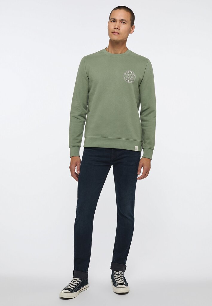Vīriešu krekls Mustang, zaļš cena un informācija | Vīriešu džemperi | 220.lv