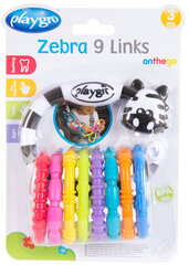 Piekaramā rotaļlieta Playgro Zebra, 0184558 cena un informācija | Playgro Rotaļlietas, bērnu preces | 220.lv